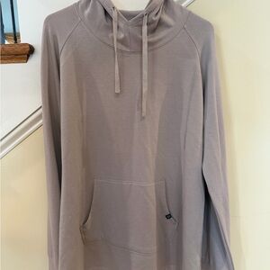 Free Fly Taupe Hoodie Sweater